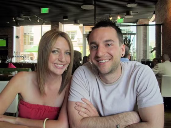 Adam Moore and his sister, Stephanie Moore (left) logged 3839 miles on his 1987 BMW so he could visit every Chipotle in the state of Colorado, May 28, 2011. Call it fanaticism or simply dedication, but these are the type of ultra-enthusiastic fans that every restaurant craves. (AP Photo/Denise Beyer)